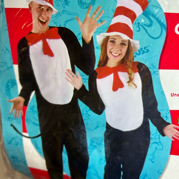Cat in the hat Dr. Seuss Costume - Picture 7 of 11